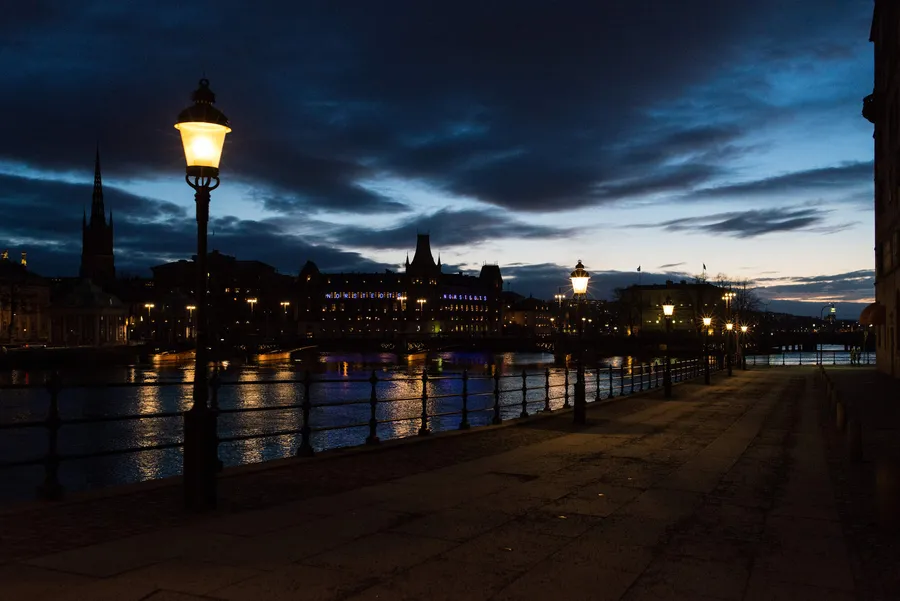 Abendstimmung in Stockholm