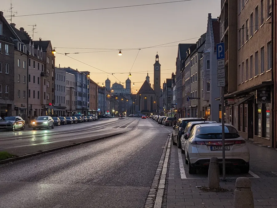 Abendstimmung in Augsburg