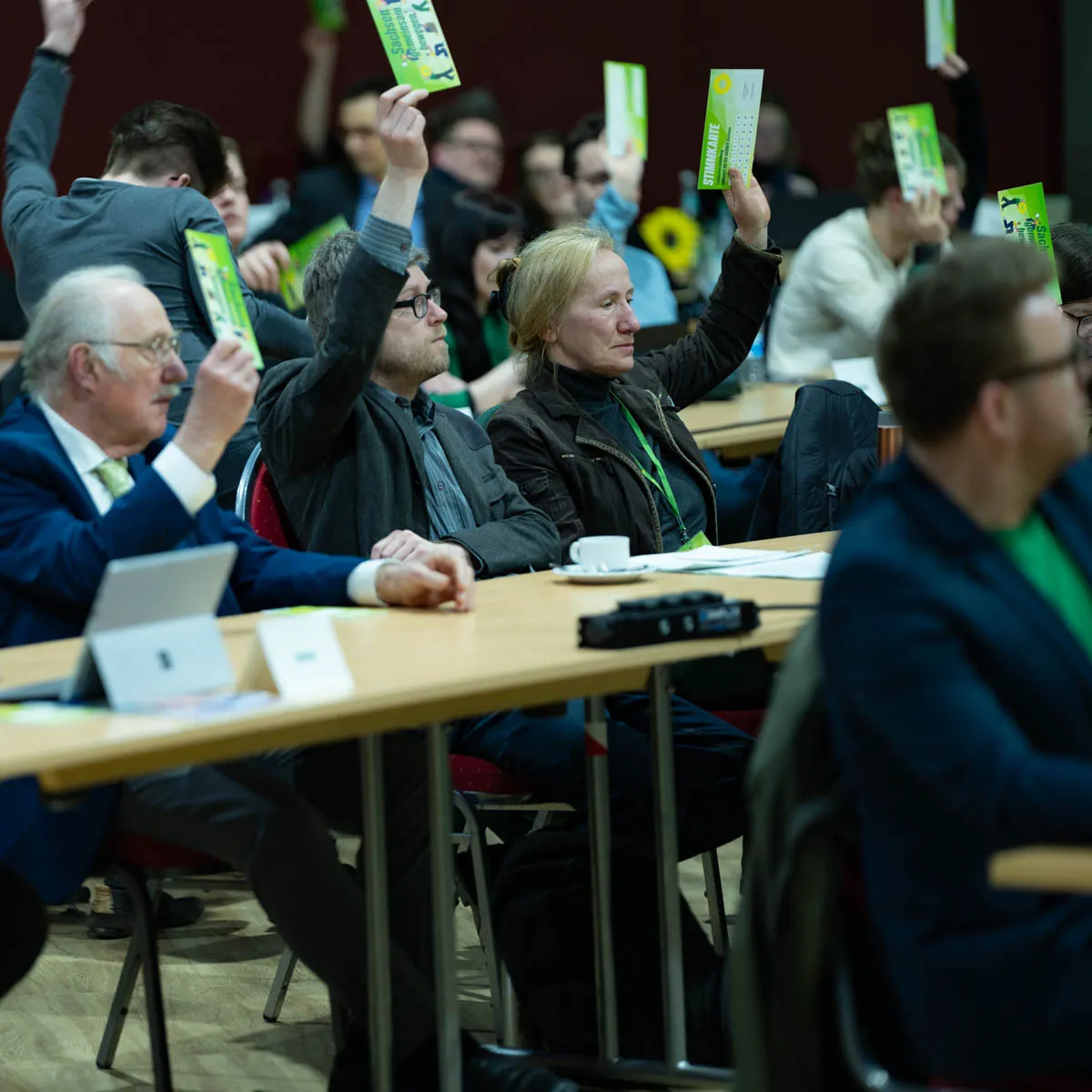 Abstimmung bei der Landesdelegiertenkonferenz