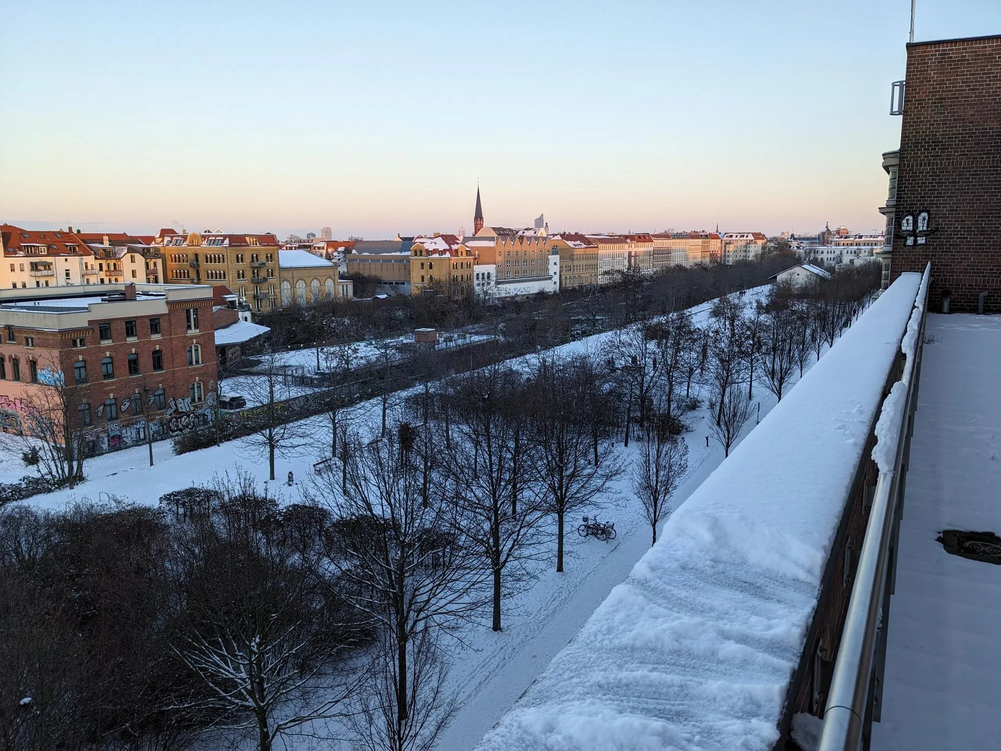 Ausblick vom Dach der Konsumzentrale