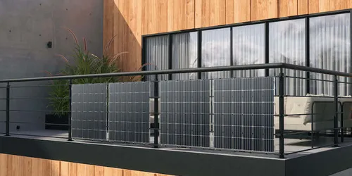 Balkon-Solaranlage