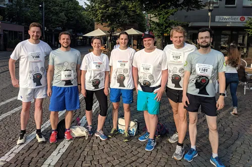 Teilnehmer am Darmstädter Stadtlauf von "wer denkt was"
