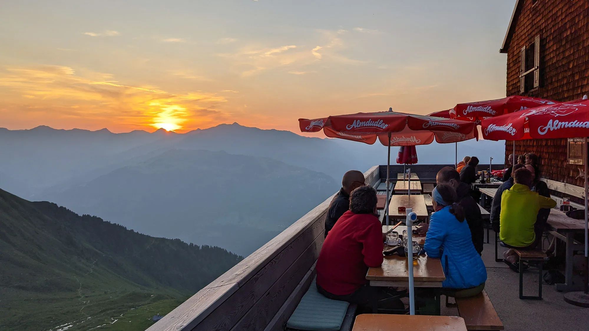 Terrasse der Edelhütte