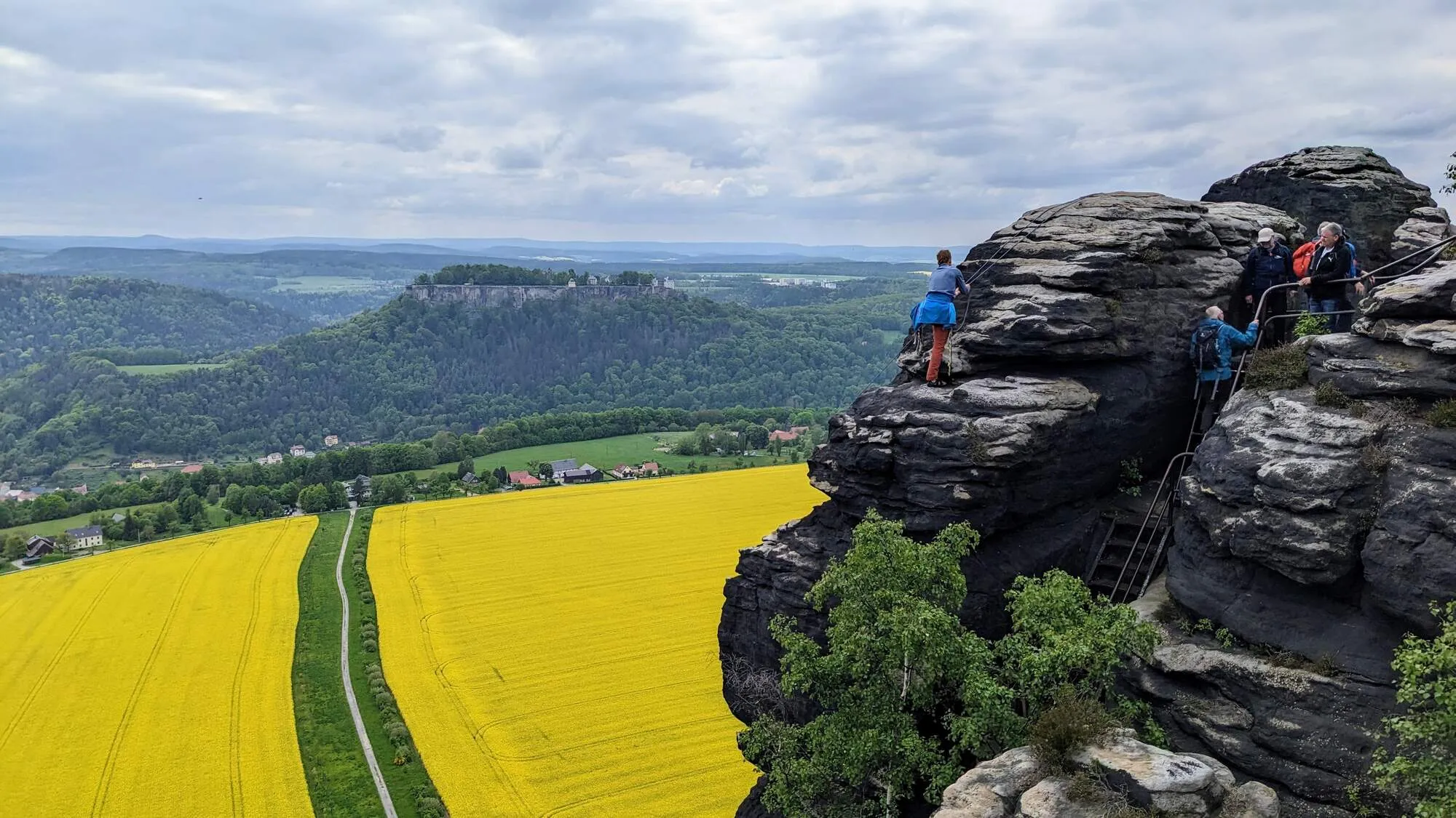 Blick vom Lilienstein