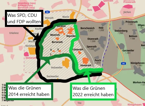 Lützerath-Karte