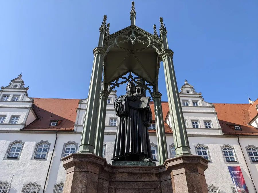 Statue von Martin-Luther in Wittenberg