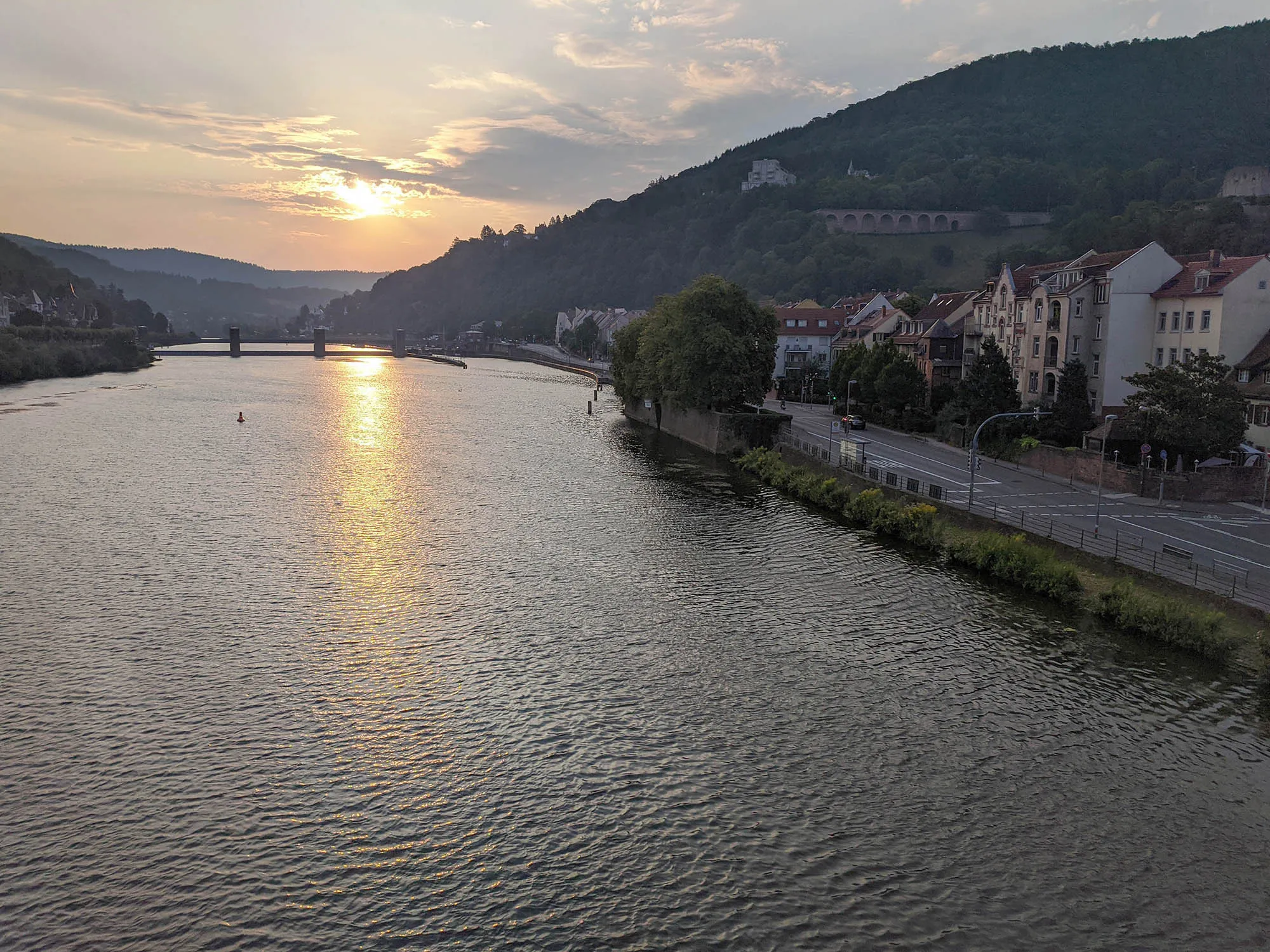 Morgenstund am Neckar