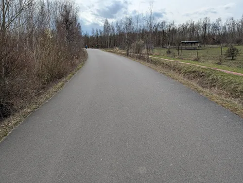 Radweg am Cospudener See