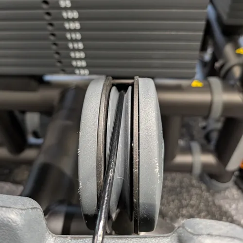 Detailaufnahme eines Fitness-Geräts