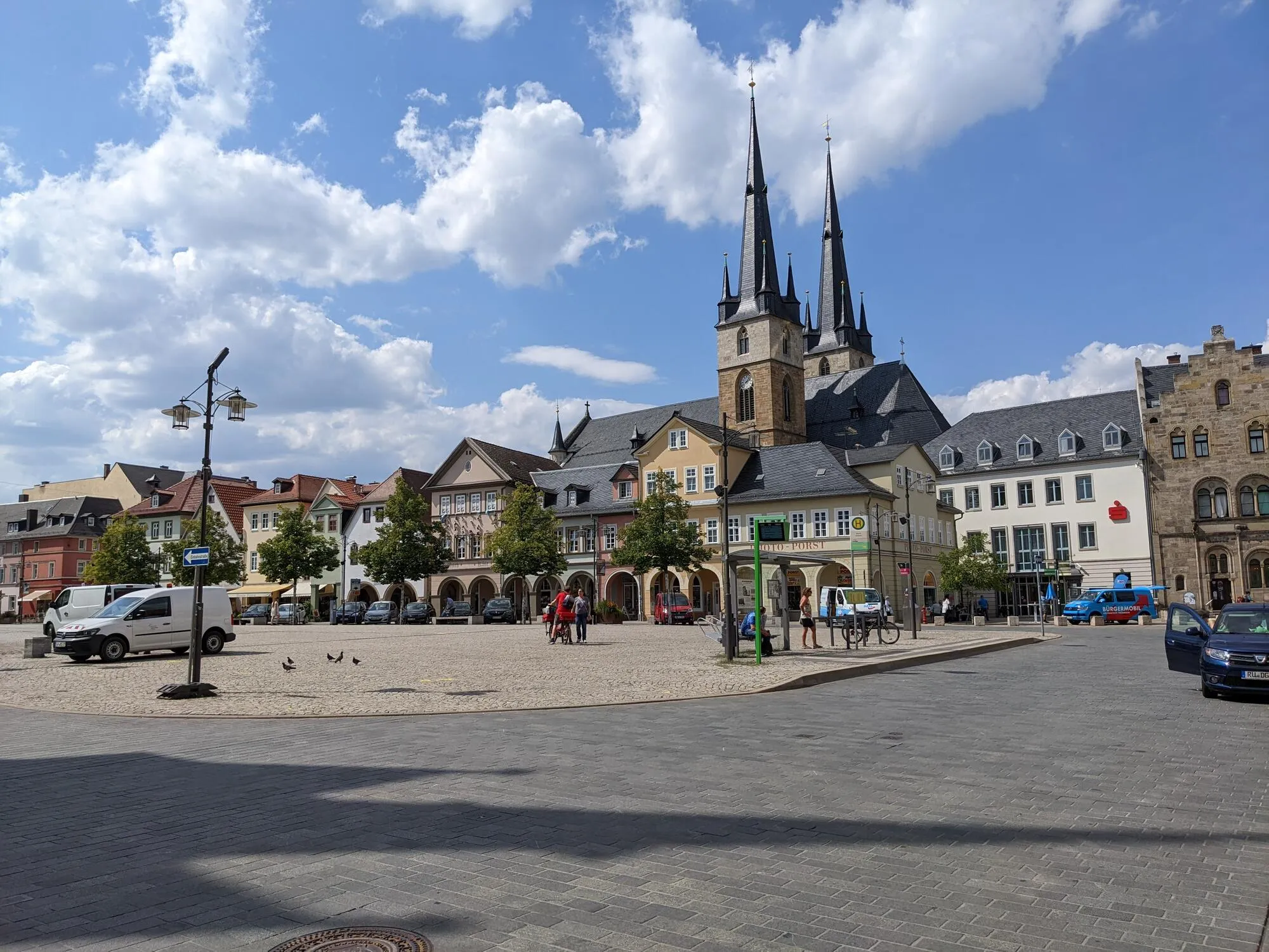 Marktplatz in Saalfeld