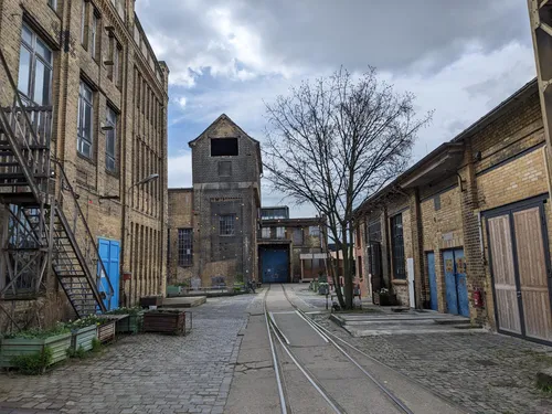 Innenhof der ehemaligen Pittler-Werke