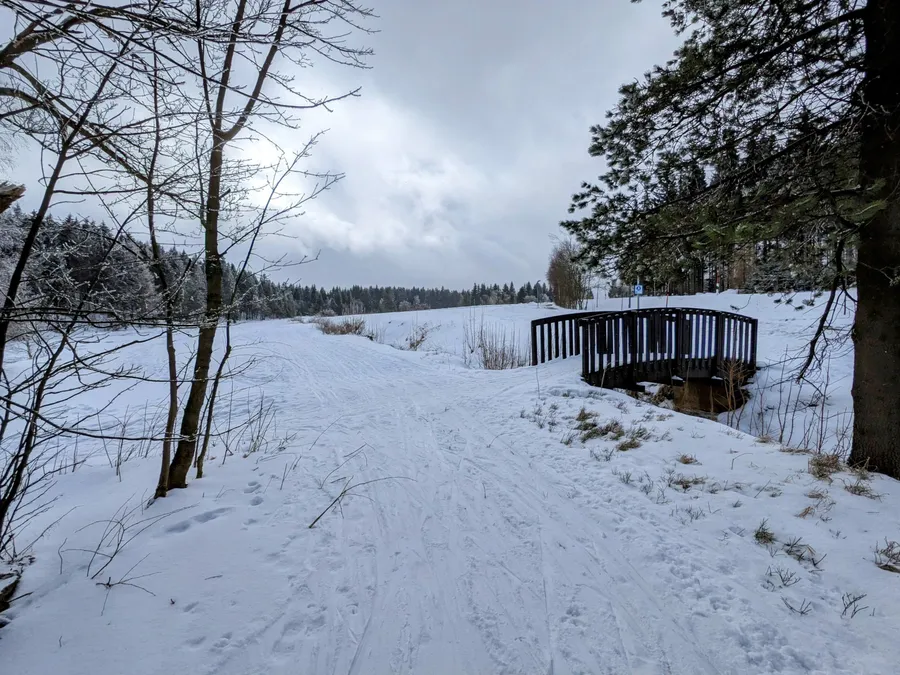 Loipe bei Altenberg