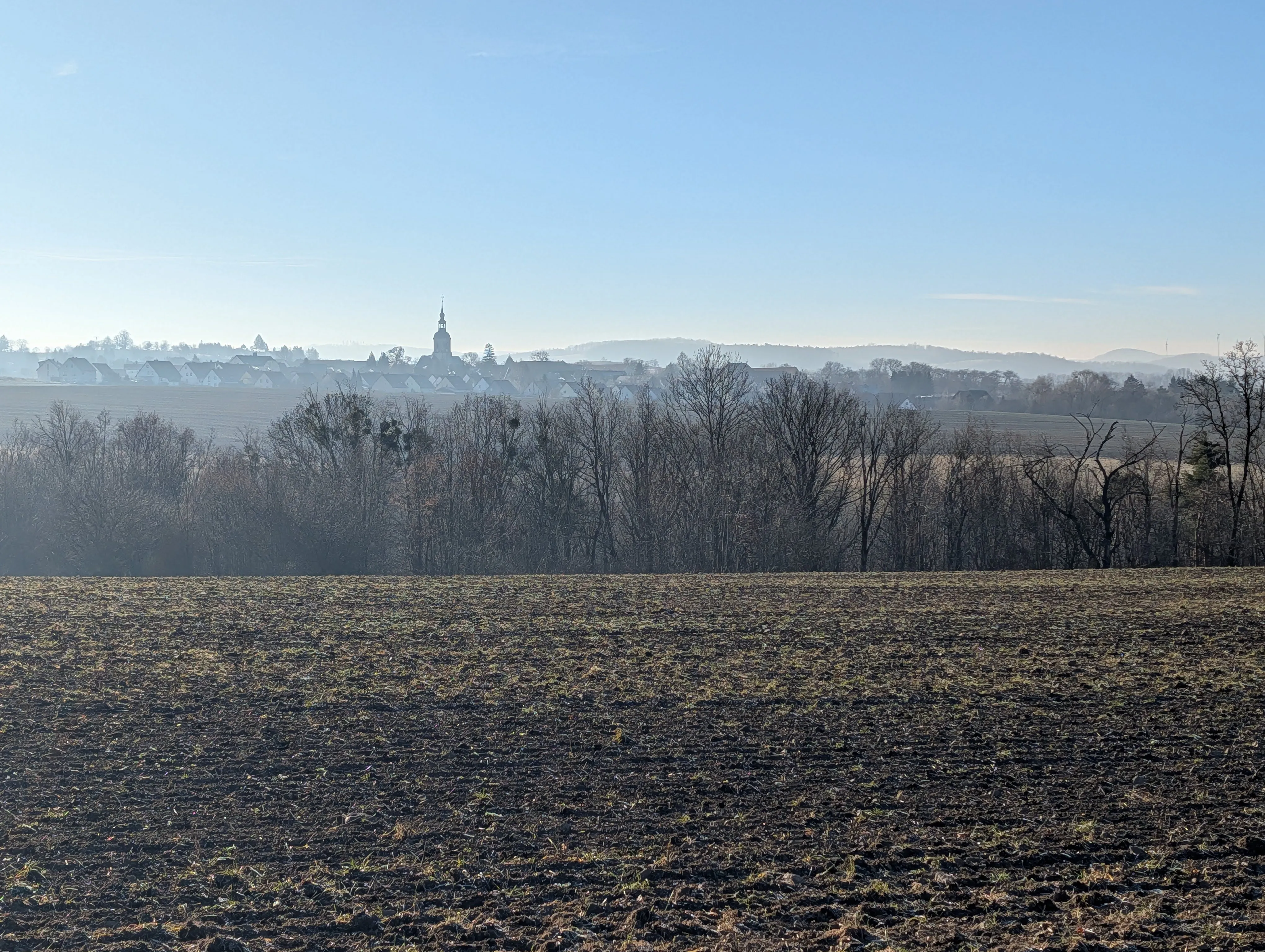 Blick aufs benachbarte Burkhardswalde