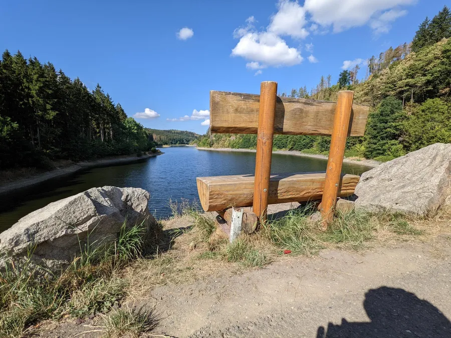 Rastbank am Stausee