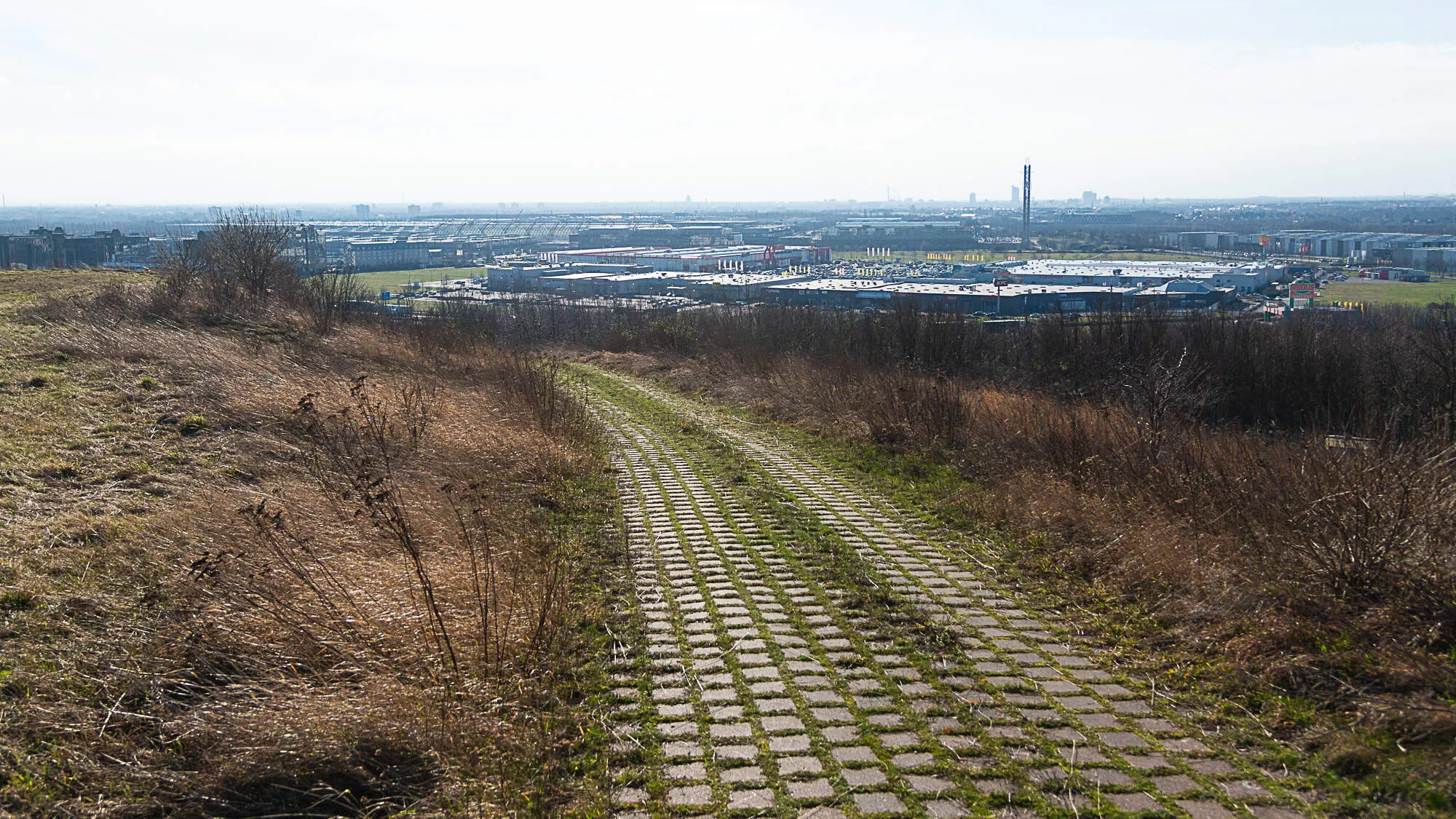 Ausblick vom Deponieberg Richtung Stadtzentrum