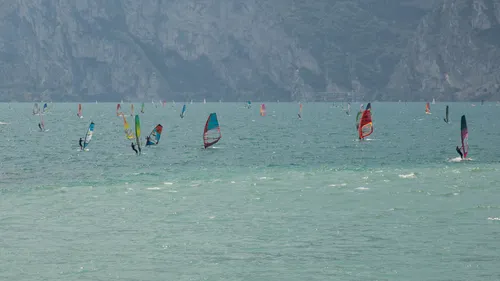 Windsurfer auf dem Gardasee