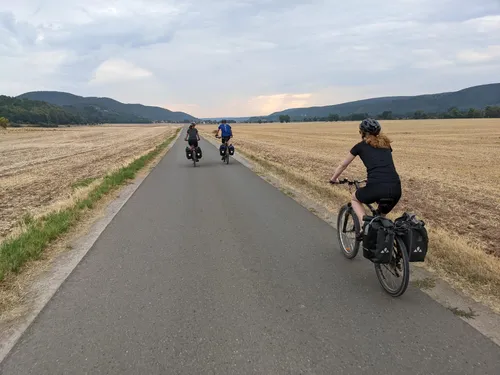 Unterwegs auf dem Saaleradweg